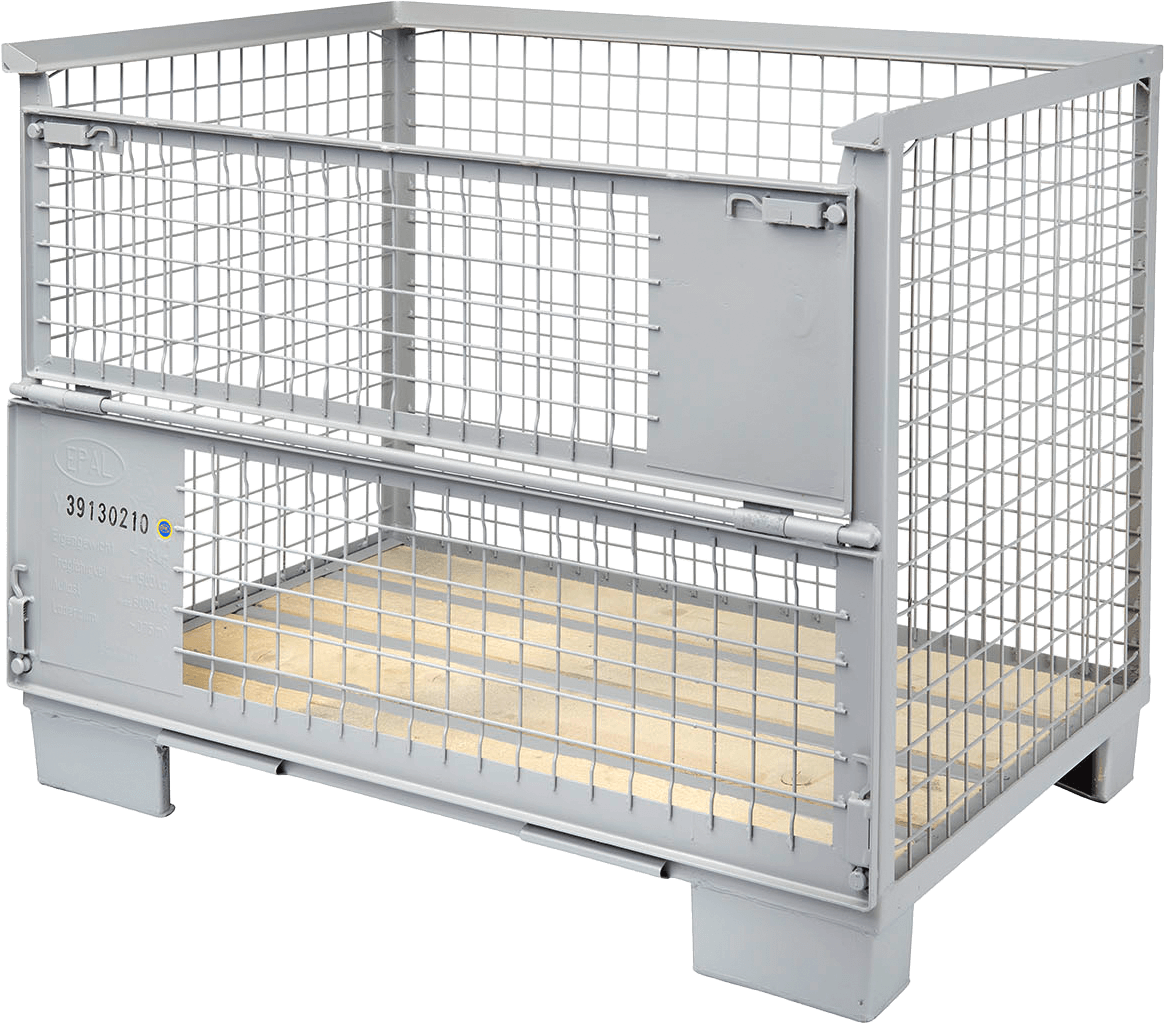 Gitterbox EPAL UIC DB Europool DIN 15155/8 - UIC Standard