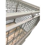 Gitterboxpalette mit verschließbarem Gitterdeckel – Bild 5